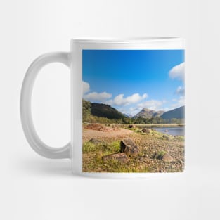 Loch Etive in Glen Etive in the Glen Coe area in the Scottish Highlands Mug